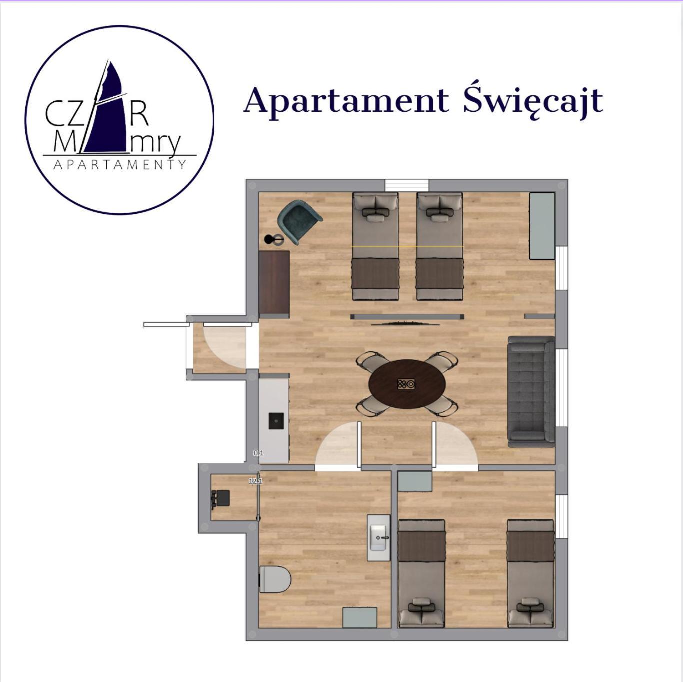 Czar Mamry Apartamenty Węgorzewo Pokoj fotografie